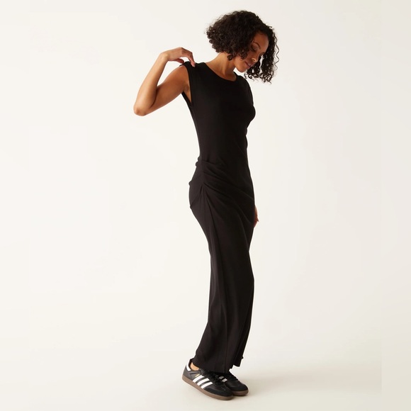 MICHAEL STARS REVOLVE NWOT Calliope Power Shoulder Maxi Dress - Picture 6 of 14